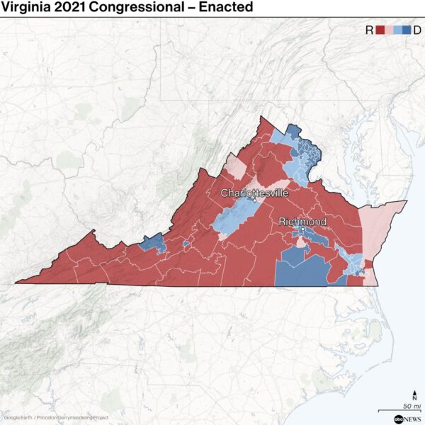 Gerrymandering en Virginia: ¿puede cambiar el control del Congreso?